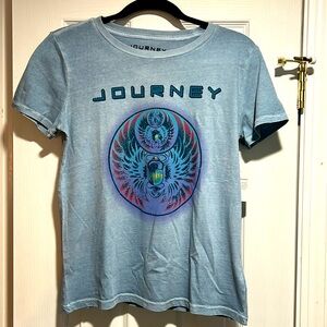 NWT!! Lucky Brand Journey Tshirt ~ size XS ~ blue ~ short sleeves ~ loose fit